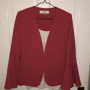 Tahari Bell Sleeve Jacket